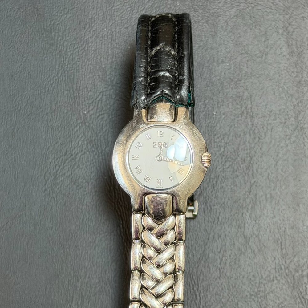 Vintage Gianni Versace Orologi Limited Edition Swiss Watch 1/1500 Steel 1990s